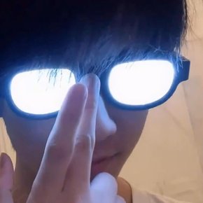 LED 명탐정안경 웃긴 코난 안경 생일 파티 소품 클럽 콘서트 선글라스 쓸데없는 신박한선물