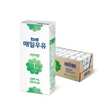 매일우유 멸균 저지방 1% 200ml 24팩