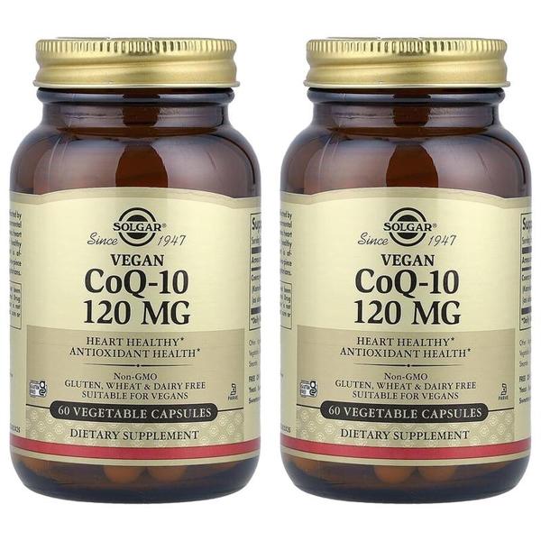 미국직구 Solgar 솔가 비건 코큐텐 120mg 60베지캡슐 2팩