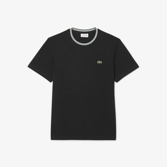 라코스테 [시흥점] 남성 넥 팁핑 반팔 티셔츠 TH4177-55G