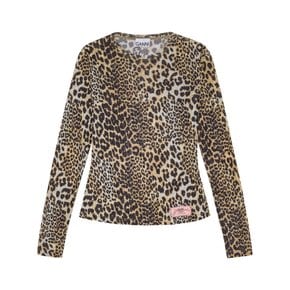 레오파드 프린트 (Leopard Print) 긴팔 티셔츠 SS26 T4208943 7163376