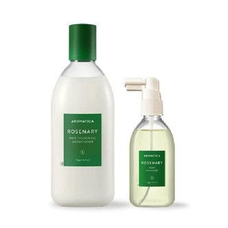  아로마티카 루트인핸서 100ml + 헤어씨크닝 컨디셔너 400ml.