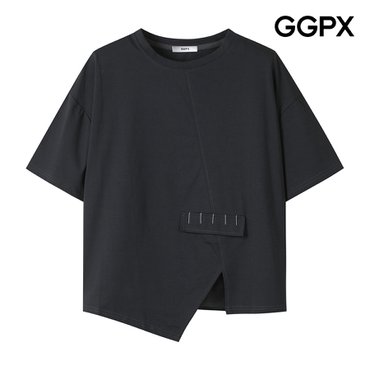 GGPX 트임 언발 포인트 티셔츠 (GP4TS034F)