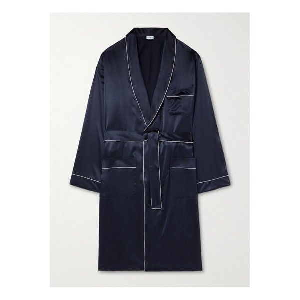 짐멀리 벨티드 실크 새틴 로브 46376663162964991