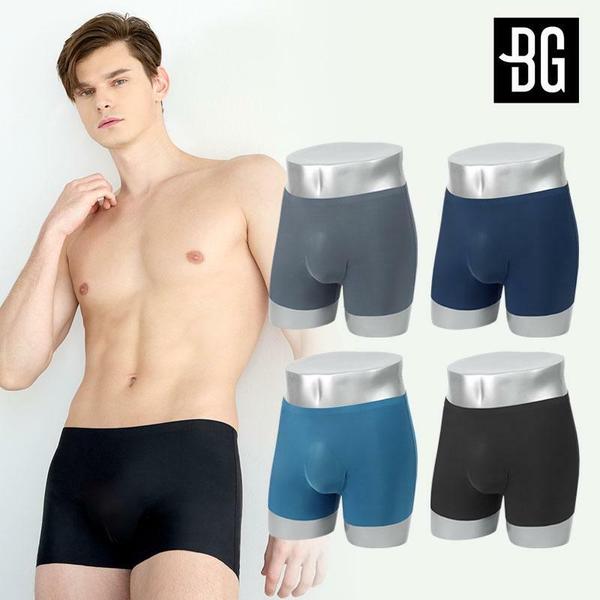 [클리어런스] [보디가드] 무지 무봉제 드로즈 4종 세트