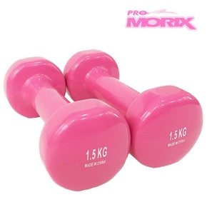 PVC 미용아령 1.5kg x 2개