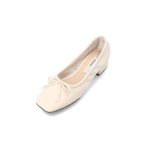 [파주점] [바바라] 소가죽 플랫펌프스 4cm (BBD148IV)