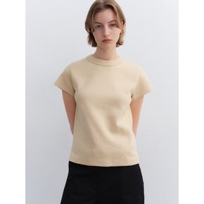 side line t-shirt_beige