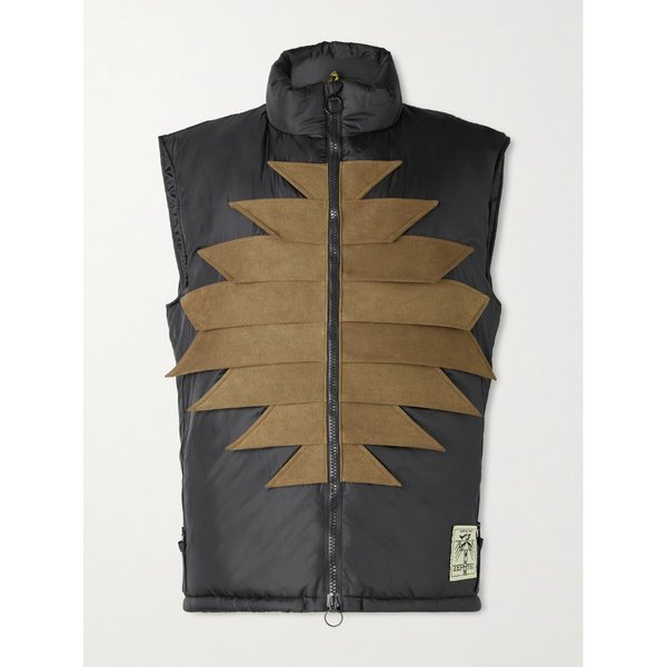 제퍼 스웨이드 트림 쉘 조끼 46376663162925229