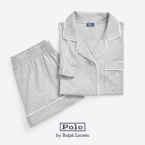 [POLO] 폴로 여성 반팔 파자마 상하의 세트 그레이 4P8023