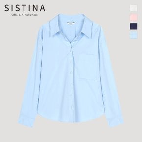 코튼 오픈 칼라 셔츠_AWWSTP11030