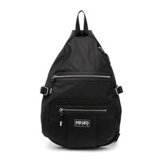 [해외배송] 겐조 로고 패치 백팩 FE65SA120B1099 Black