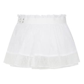 [26SS] 화이트 여성 도트 레이스 레이어드용 스커트 821F1AC060_WH