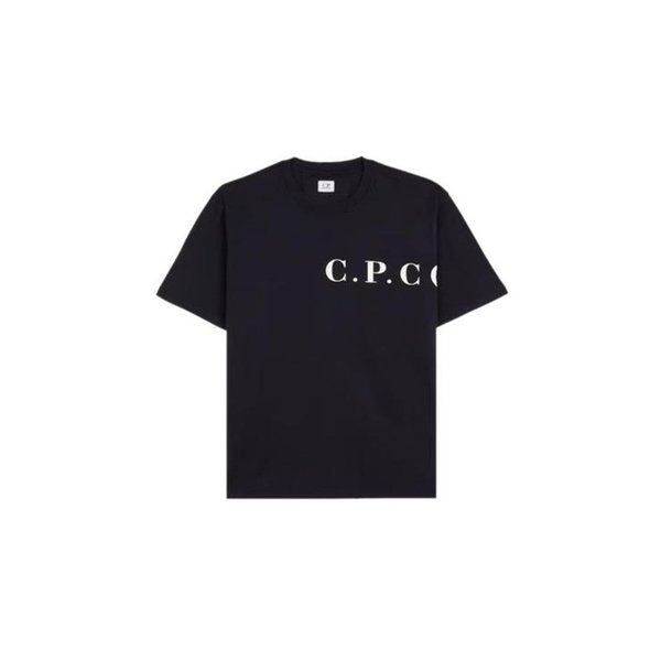 씨피 컴퍼니 반팔 티셔츠 18CMTS139A 005100W 999 BLACK DOM