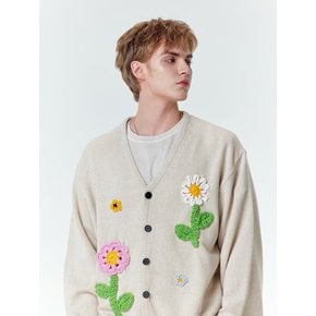 CROCHET GARDEN CARDIGAN CREAM