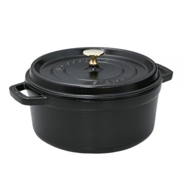  STAUB 원형 꼬꼬떼 냄비 24cm 블랙 (3.8L) (1102425)