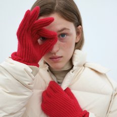 [당일출고][23FW]FINGER HOLE GLOVES - CHERRY RED