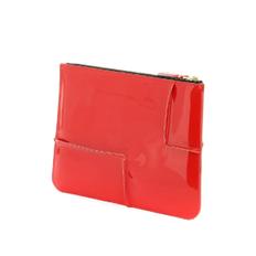 COMME DES GARCONS WALLET 남성 glossy patent leather Red