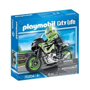 독일 플레이모빌 자동차 소방차 Playmobil 70204 City Life Motorbike Tour 4 Years and Above C