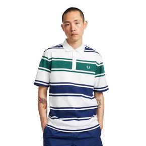 릴렉스드 스트라이프 폴로셔츠 셔츠 스노우 화이트 M2466 129 11489304