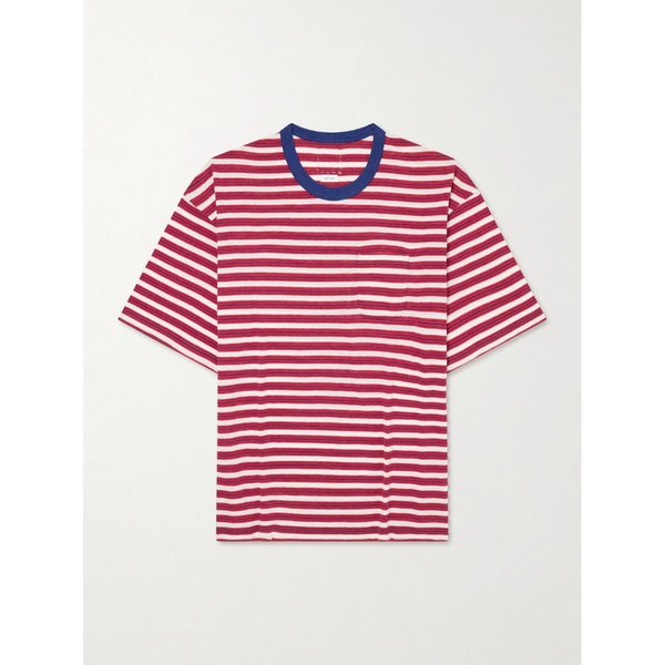 스트라이프 울 코튼 블렌드 니트 티셔츠 46376663162938978