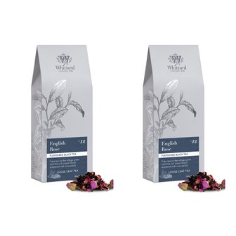  [해외직구]위타드 잉글리쉬 장미 루즈 티 파우치 100g 2팩 Whittard English Rose Loose Tea Pouch