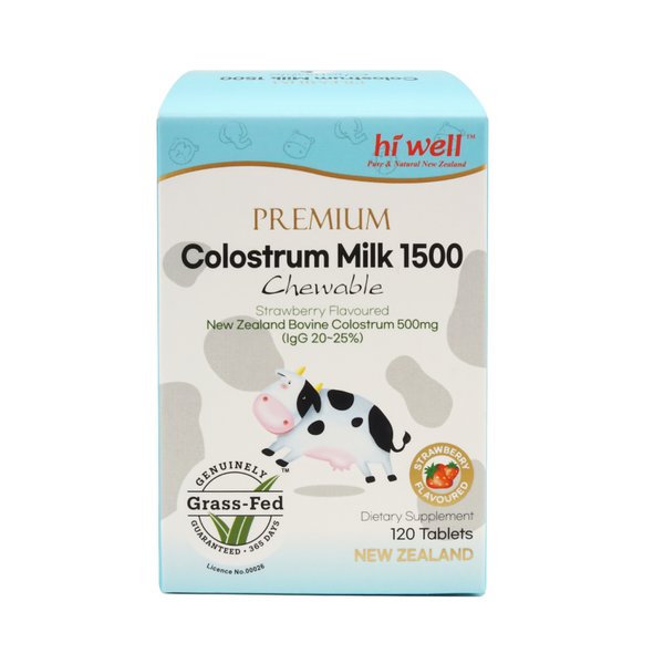 초유 1500 120정 1개 뉴질랜드 자연방목 츄어블 단백질 면역글로불린