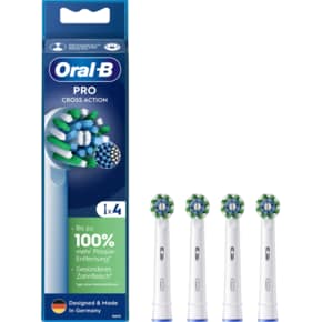 오랄비 Oral-B 칫솔모 PRO CrossAction 화이트 4개