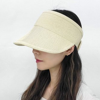 제이제이나인 베이직 썬캡 썬바이저 라탄 밀짚 자외선 햇빛 차단 모자