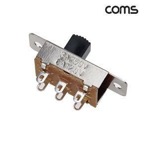 BD223 Coms DIY용 제작용 DPDT 슬라이드 전원 스위치 PCB 패널 마운트 On Off AC 250V 3A AC 125V 6A