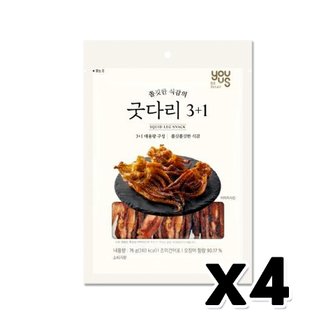  유어스 굿다리 3+1 술안주간식 76g x 4개