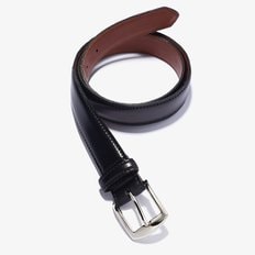 [알든] ALDEN NICKEL BUCKLE CORDOVAN BELT / 알든 코도반 벨트 블랙 ADB2M80001