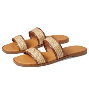 3700657 Madewell The Teagan Slide Sandal in Straw