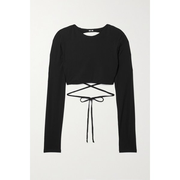 알릭스 뉴욕 마리사 크롭 오픈백 스트레치 저지 탑 38063312418228438