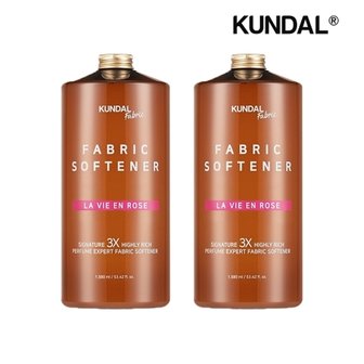  쿤달 시그니처 3배 초고농축 리치 퍼퓸 엑스퍼트 섬유유연제 라비앙로즈 1580ml x2개