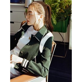 O3700 Coduroy varsity jacket_Green