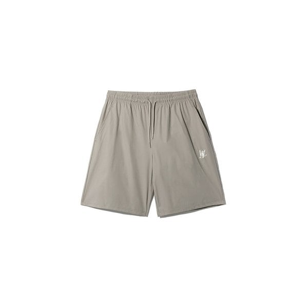 Signature summer relax half pants - BEIGE
