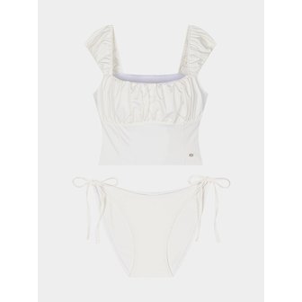 KISYNING Frosty Ruched Bikini (Cream)