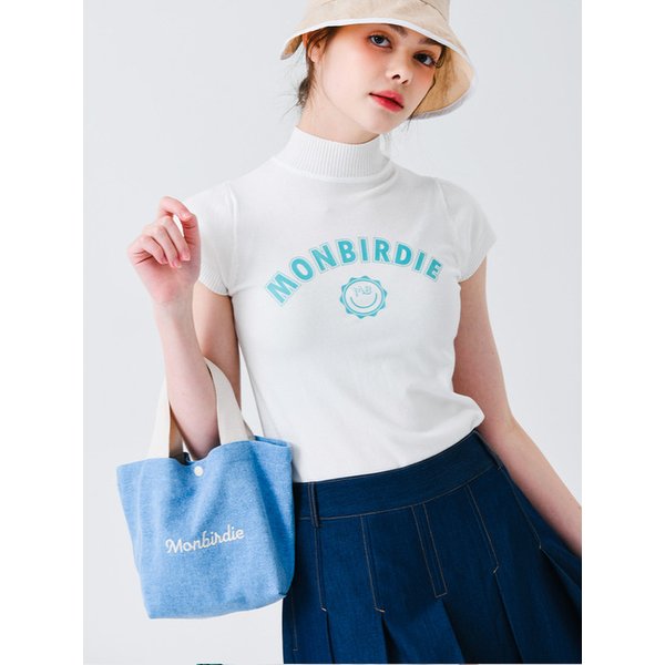 워싱 미니 에코 버킷백 BLUE