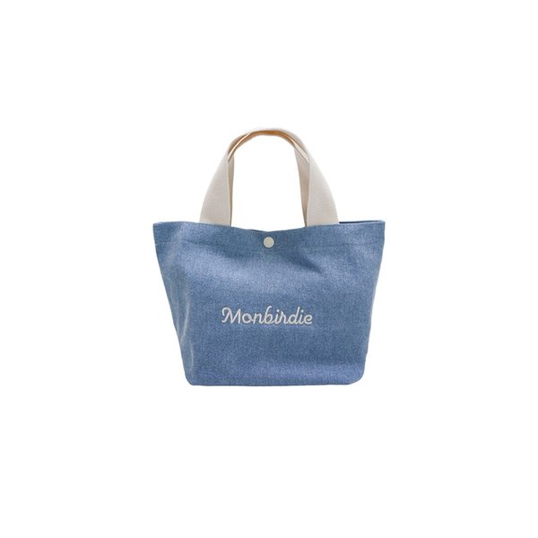 워싱 미니 에코 버킷백 BLUE