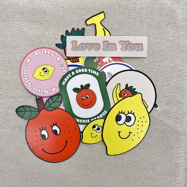 Around Table [어라운드테이블] 프룻팸리 Sticker Pack