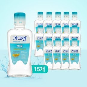 동아제약 가그린 제로 구강청결제 250ml x 15개