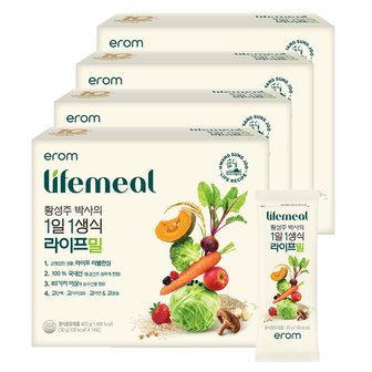  이롬 황성주 박사의 1일1생식 라이프밀 30g 56포 뉴밀 식사대용 두유 선식