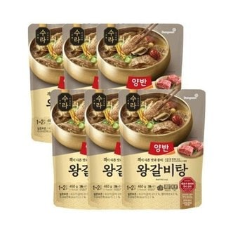  동원 양반 수라 왕갈비탕 460G x 6개