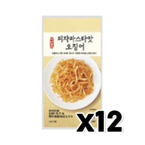 썬푸드 피자파스타맛 오징어 안주간식 30g x 12개