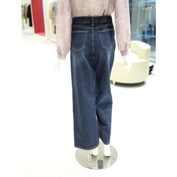 [여주점] 여성 히든 밴딩 스트레이트핏 데님 팬츠 청바지 _YJ5WL506