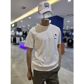 가정의달 밑단립 베어 반팔 티셔츠 JQ2TSU594