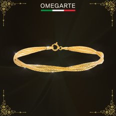 [OMEGARTE]18K 이태리 듀에 팔찌