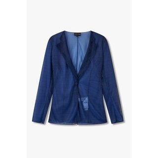 엠포리오아르마니 여성 글로시 폴리 싱글 자켓 A525102528001