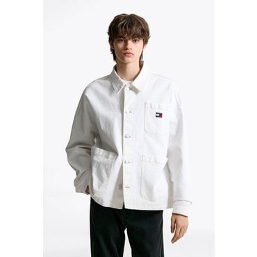 타미진스 남성 데님 초어 재킷 T32F1NJC42TMT1 TOMMY JEANS
